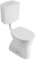 Villeroy & Boch Flachspül-WC O.novo 355x465 mm bodenstehend Weiß