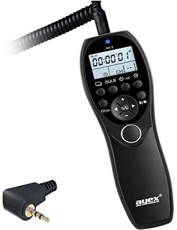 ayex AX-3 Minuteur Déclencheur/Télécommande E3 pour Pentax K5, K7, K10, K20, KM, K200, Samsung GX-20, GX-10 etc.