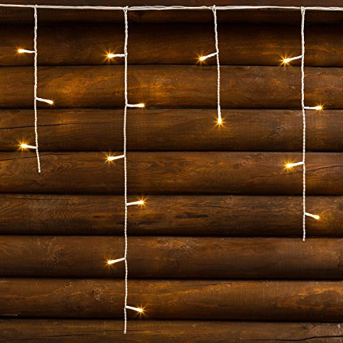 XMASKING LuminalPark Stalattite 20 x h 0,6 m, 480 warmweiß, Kabel weiß