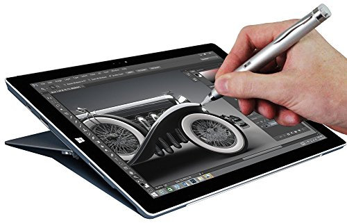 Navitech Silver Fine Point Digital Active Stylus Pen Compatible With Huawei Honor Play Tablet