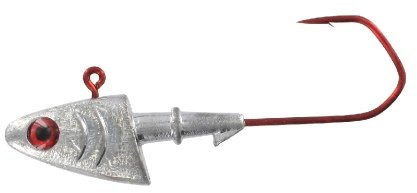 Jenzi Fishing Hook Haken, Rot, Nadelspitze, 8/0, 40g, 1 Stück