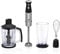 Princess Mixeur Plongeant 1000 W – 4 Lames, Pied Inox 25 cm et Poignée Soft Touch – Verre Doseur, Grand Hachoir et Fouet Inclus, 221221