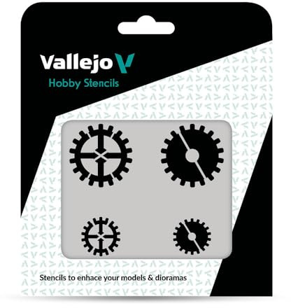 Vallejo AV Stencils - Gear Marks
