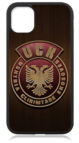Kompatibel mit iPhone 12 PRO MAX Hülle Silikon, Handyhülle für iPhone 12 PRO MAX Schutzhülle Slim Case Cover Albanien Adler Fahne Flagge