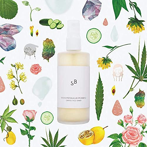 Studio Botanic Gesichtstonikum pflegend – Erfrischende Gesichtspflege mit BIO Rosenwasser und Hyaluronsäure – 100 ml Sprühglasflasche – 100% Rein Natürlich – Zertifizierte Vegane Naturkosmetik