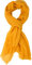 fashionchimp BASIC-Schal für Damen mit weichem Fransensaum, Tuch in leichter Qualität mit Baumwolle, einfarbig (Maisgelb)