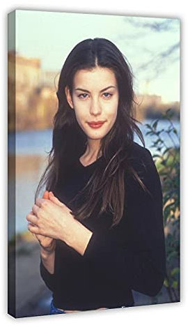 Schauspieler-Poster Liv Tyler 4 Leinwand Poster Schlafzimmer Dekor Sport Landschaft Büro Zimmer Dekor Geschenk 30 × 45 cm Rahmen: