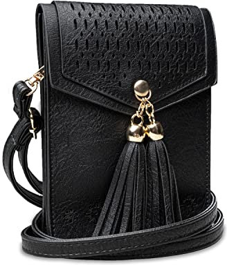 XiRRiX Handytasche zum umhängen - kleine Umhängetasche für Damen - Handy Smartphone Umhänge Tasche - Handytasche kompatibel mit Apple iPhone 13 14 Pro Max Samsung Galaxy A52 A53 A32