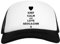 Keep Calm and Love Geocaching Weiß Schwarz Unisex Baseball Cap White Black