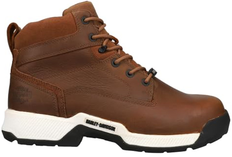 HARLEY-DAVIDSON FOOTWEAR Stivali da moto Dowden Ct da uomo, Marrone, 44.5 EU