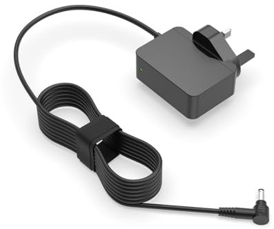 30.45V LED Light Charger Fit for Dyson V10 V11 V12 V15 SV12 SV14 SV15 SV20 SV22 UK Animal Battery Absolute Detect Cleaner Cordless Vacuum 969350-02/969350-05/969042-01/217160-02/217160-03