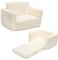 BEJOY Kindersofa Aufklappen 2 in 1 Schlafsofa, Kindersessel, Sherpa Kinder Couch Ausklappbar Kinder Sofa für Kinderzimmer Kindertags- und Geburtstagsgeschenk für Mädchen und Jungen, Weiß