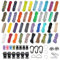 EUBSWA Paracord Seil 4mm Paracord 550, 42 Stück Nylonschnur für DIY Armband Lanyard Schlüsselbund Hundehalsband Hundeleine