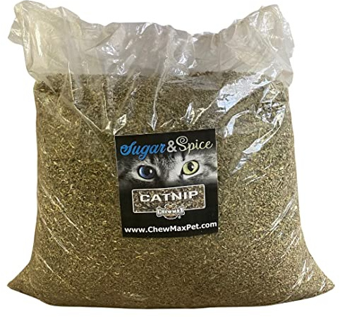 Chewmax Katzenminze Sugar & Spice für Katzen und Kätzchen – Großpackung mit 2,7 kg | 100 % natürliche organische trockene Katze Nip | ohne Konservierungsstoffe, maximale Leistung, in den USA angebaut