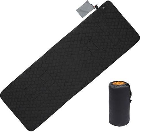 WLDOCA USB-Heiz-Isomatte multifunktionale Heiz-Isomatte mit 7 Heizzonen für Yoga, Camping, Rucksackreisen, Wandern, Zelt,B,1