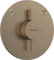 hansgrohe DuoTurn S - Duscharmatur Unterputz für 2 Verbraucher, Mischbatterie Dusche rund, Einhebelmischer für iBox universal 2, Brushed Bronze