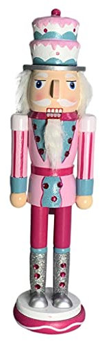 Perfeclan Holz Nussknacker Ballerina Figur für Festliche Dekoration, Gebäck