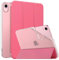 MoKo iPad Mini 7 (A17 Pro) 2024 Case, Fit 6th Gen 2021 (8.3-inch), Soft TPU Translucent Frosted Back Cover for iPad Mini 7th, Watermelon Red
