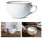 Groß Kaffeetasse XXL Tasse Keramik 700ml Suppentassen mit Henkel, Frühstücksschüssel, Müsli, Suppe, Haferbrei, Salat, Extra große Keramiktasse (700ml Weiß)