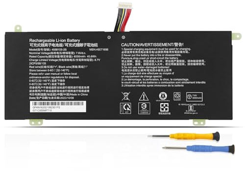 K KYUER 4588105-2S 40071698 Laptop Batteria per Toshiba Dynabook Satellite Pro C50-E C50-G C50-H C50-J C50D-B C40-G C40-H C40-J Medion Akoya E15403 Series MSN 30027586 30026724 30026727 40072215