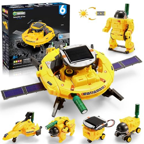 Jouet Garcon 7 8 9 10 Ans, Gralal Kit Robot Solaire Experiences Scientifiques Enfants Construction Enfant Cadeau Garcon 6-13 Ans Jeux Garcon 7-11 Ans Science et Jeu Cadeau Garçon 7-12 Ans