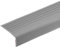 QUARKZMAN 3.2Ft Treppenkantenprofil, 2.5mm PVC Selbstklebender Treppenkanten-Schutz L-Form Treppenabschluss Treppenstufenkantenverkleidung für den Außen- und Innenbereich, Grau.