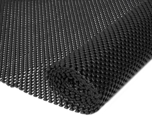 SDLDEER Antirutschmatte, 100 x 150cm Teppich Antirutschunterlage, rutschfeste Unterlage Antirutschmatte für Teppich Mehrzweck für Tischtücher, Auto, Schubladen, Palette, Regal (Schwarz)