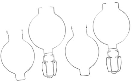 LIFKOME 2 Piezas Tanque hermético de Acero Inoxidable Asas de Tarro de albañil Abrazaderas de Alambre para tarros de albañil Accesorios de Cocina frascos de Vidrio Tarro de conservas