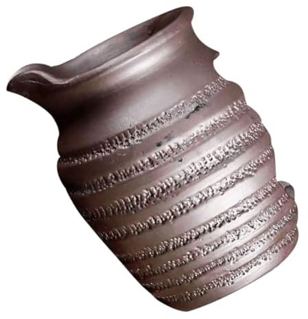 Homoyoyo Gartenbrunnen Für Den Außenbereich – Wasserspeier Mit Teichpumpe - DIY Keramiktopf Dekoration Für Entspannende Gartengestaltung Und Beruhigendes Wasserspiel - 60 cm Hoch