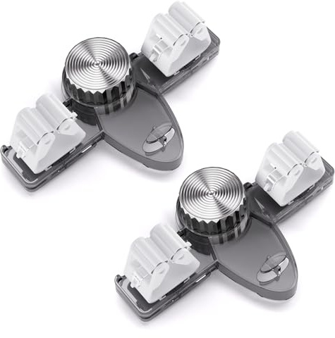 2pcs/pack Wall Mounted Broom Holder Easy Install Bloom Organizer Storage Holder for Utility Room and Home Garden