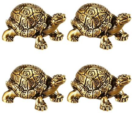 Turtle Copper Discs - Bird Bath Cleaner, Natural Water Purification for Garden Ponds | Algae Control, Fountain Bowl Care, Outdoor Decor - 4 Pack