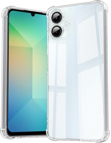 for Samsung Galaxy A06 4G Case, Crystal Clear Samsung Galaxy A06 Mobile Phone Cover, Soft TPU Protective funda, Ultra [thin Slim Fit] Clear