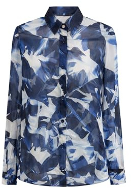 GUESS Camicia Blu blu fantasia XL