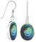 Tuscany Silver Damen-Ohrringe Oval Pava Shell Drop - 8.58.1669