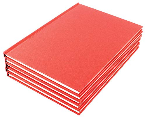 Whitebox A4 Manuscript Ruled Feint Book - Pack of 5