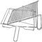 GRATICOLA RIBALTABILE 30X40 CM - GRIGLIA PER BARBECUE FUOCO FORNACELLA GIARDINO