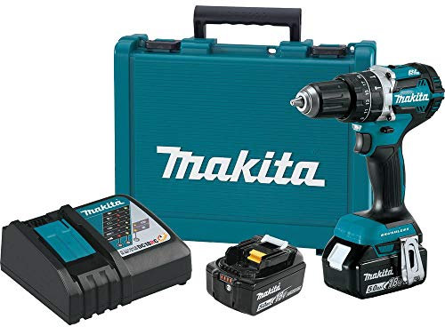 Makita XPH12T 18V LXT Lithium-Ion Compact Brushless Cordless 1/2 Hammer Driver-Drill Kit