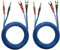 KK YB-ZB HiFi OFC Speaker Wire, Spade to Pin Plug 1.5M/3M/5M