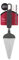 Wham 21905 Design Paletta per Torta, Acciaio, Nero, 23 x 2,5 x 5 cm