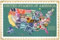 Buyartforless United Stamps States of America Map 36x24 Smithsonian Art Print Poster Wall Decor Educational