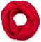 styleBREAKER Unisex Strick Loop Schal mit Mustermix, Uni Feinstrick Schlauchschal, Winter Strickschal 01018153, Farbe:Rot