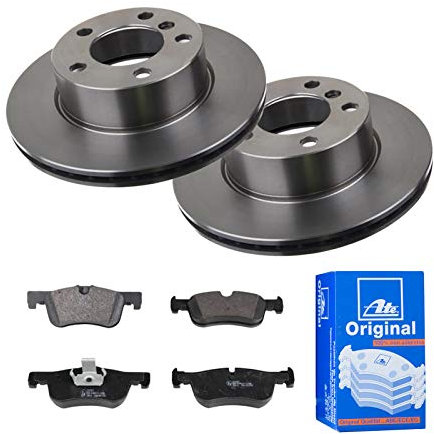 ATE 2 Bremsscheiben Ø284 Belüftet + Bremsbeläge für BMW 1 F20 F21 2 F23