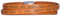 GILARDY GHR-BR1OR54 Human Rights Leder-Armband BR1 in der Farbe Orange mit Gravur der Menschenrechte 54 cm - Small