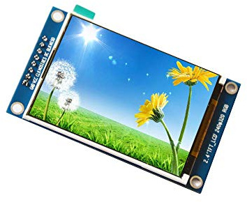 DollaTek 2.4 Zoll 240 x 320 TFT SPI LCD-Modul ILI9341 Laufwerksfarbdisplay mit 8-poligem PCB-Bildschirm