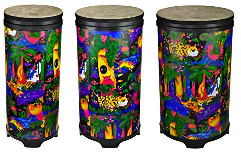 Remo World Percussion - Kids Percussion - Tubano Fliptop Set 3 tlg. - 10, 12, 14 x 25, 5 - DP-25TU-01