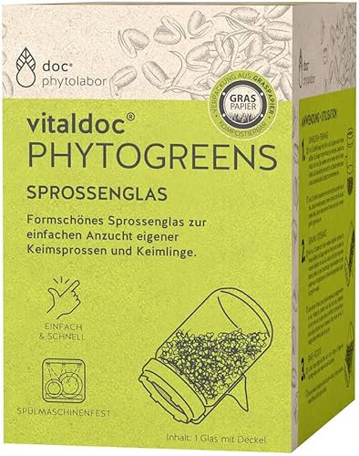 vitaldoc PHYTOGREENS Sprossenglas (1 Stk)