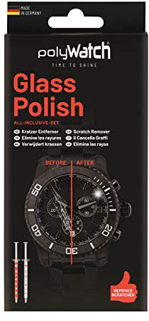 PolyWatch Glas-Poliercreme, Reparatur, Uhren, Smartphone, Auto, Möbel, Haushalt, Fenster, Linse, Brillen
