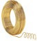 NBEADS Alambre de aluminio de 55 m y 2 mm de calibre 12, para modelar de aluminio dorado para joyas artesanales, modelismo, armadura y escultura