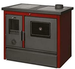 Poêle à bois 3 en 1 Four Plaque Prestige K-LINE 11.91 kW Bûche 25 cm Chauffe jusqu'à 210m3 Conduit Ø 120 mm Haute Qualité