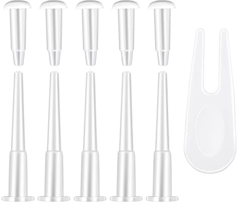 Yolev Yoga-Ball, Fitnessball, Luftstopper, Stecker-Adapter-Set, Ersatz-Set (10S und L)